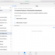 Showing links to videos within a section of iTunesU